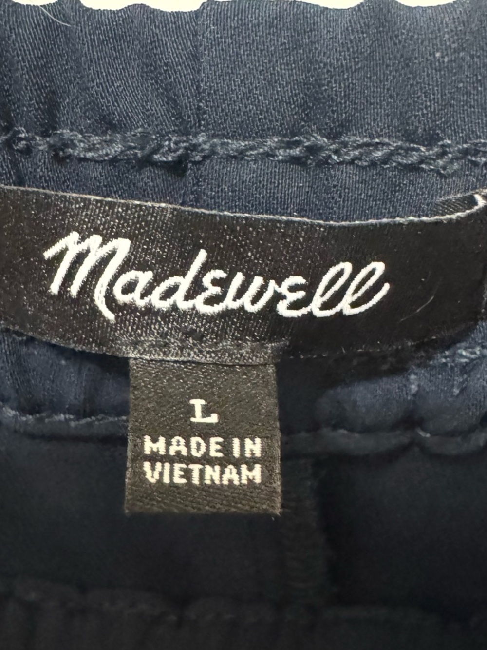 Madewell Pull-On Bootcut Trouser Track Pant Size Large - Picture 4 of 8
